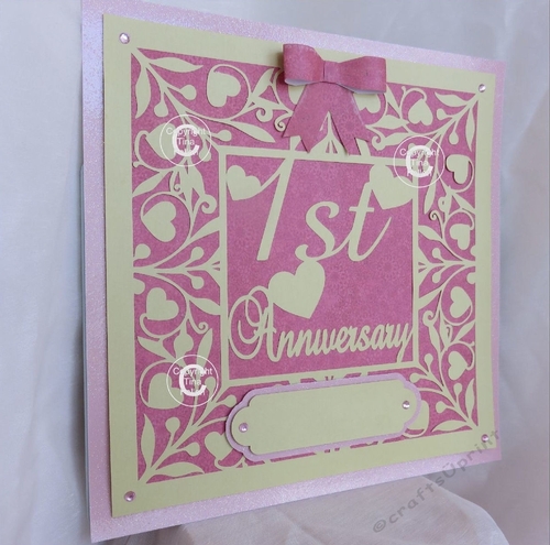 First 1st Wedding Anniversary Keepsake Vinyl or Card