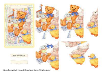 Bears for Baby Step by Step Decoupage