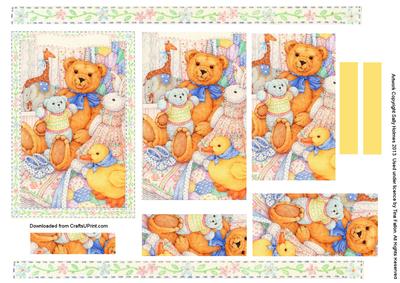 Bears for Baby 3D Pyramid Sheet