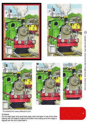 Tommy the Tank Engine Pyramid Sheet