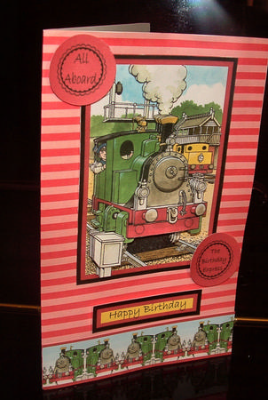 Tommy the Tank Engine 3D Decoupage and borders sheet