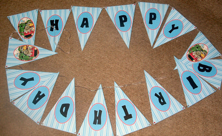 Tommy the Tank Engine Birthday Bunting