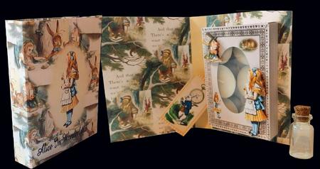 Alice in Wonderland - Combi Card/box Jpegs for Handcuttings