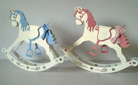 3D Rocking Horse model or Card now in Multi format options