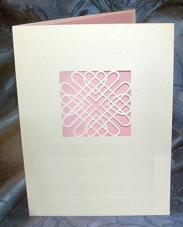 Entwined Hearts Collection Card No 1 A5 Size