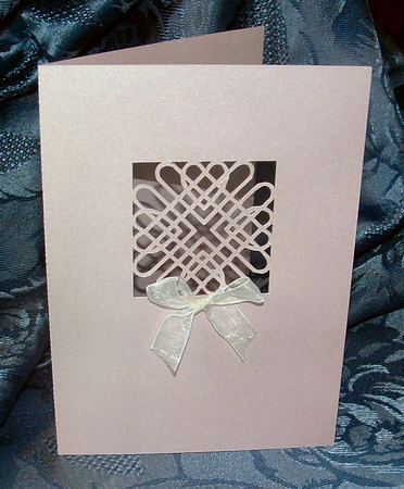 Entwined Hearts Collection Card No 2 A6 Size
