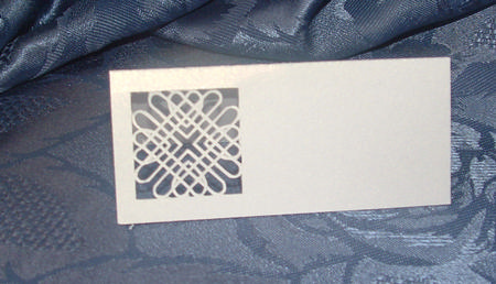 Entwined Hearts Collection Place Name Cards Design 1