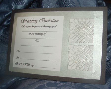 Entwined Hearts Collection Postcard Style Invitation