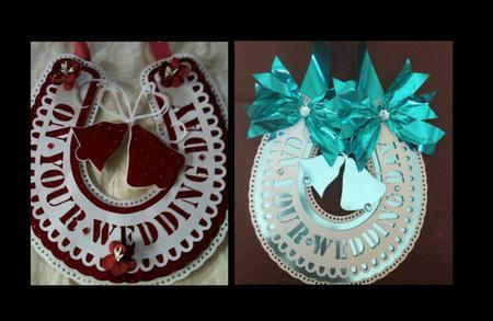 Bridal Horseshoe with Wedding Bells multi formats