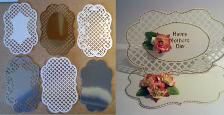 Mats Toppers with Lattice Cut Detail