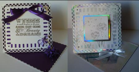 Twisted Easel Card D2 with Topper and Gift Box