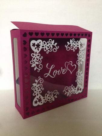 Large Gift Box with Optional Use Slide in Chocolate Tray