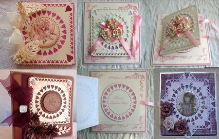 Heart Card Template and Matching Topper