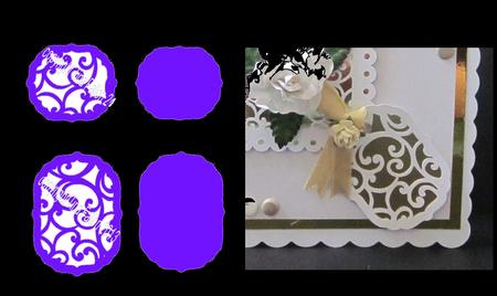 Filigree Design Set Gift Tags to Match
