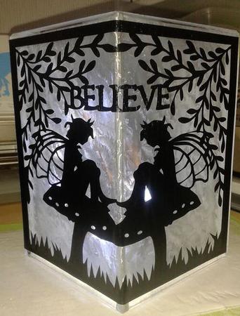 Fairy Time Believe for Cards Vinyl- Glass Block Tiles