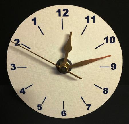 Backwards - Clock Face for Cd's / Lp's