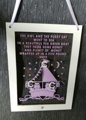 The Owl and the Pussycat - A4 Ideal for Vinyl