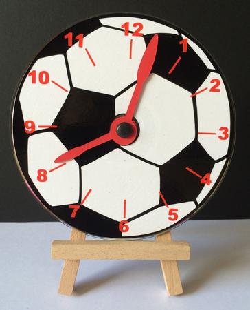 Football Clock Face for Cds / 45s / Lps
