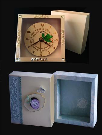 Cd Rom Clock or Gift Box (inner Shadow Box with Sleeve)