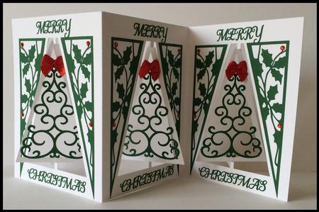 Accordian Card - Christmas Tree 