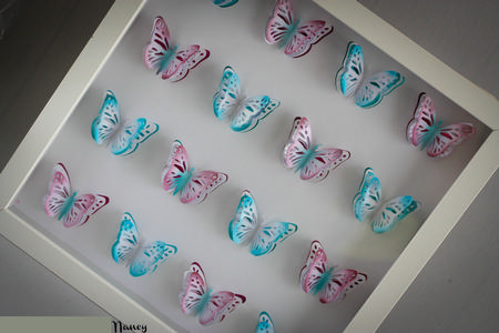 Layered Butterfly Pop Out Collage Design (a) 4 x 4