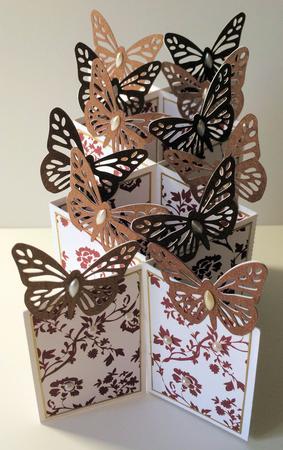 Butterfly Themed Cascade Card - Format