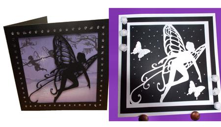 Fairy Cut Out Card