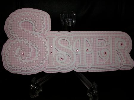 Sister Scalloped Layered Card Topper