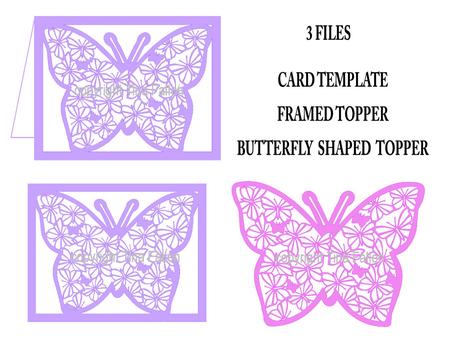 Filigree Butterfly Set 3 Files Cutting Machine Files