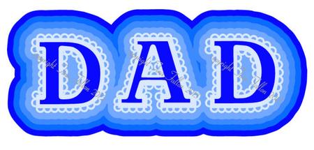 Dad Layered Topper File