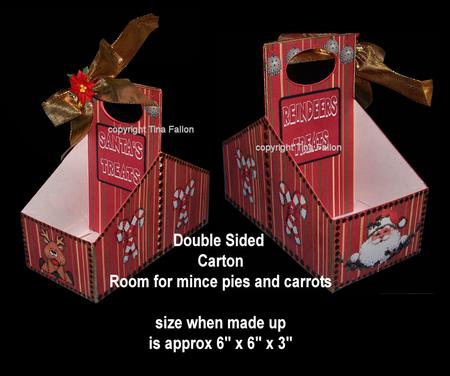 Santa Tote Double Sided For Christmas Eve