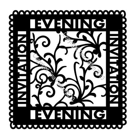 Occasion Decorative Topper Evening Invitation File