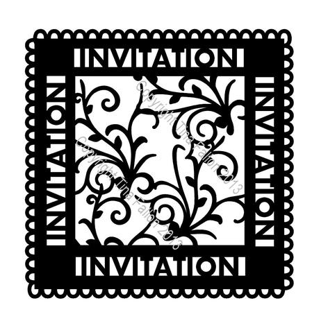 Occasion Decorative Topper Invitation File