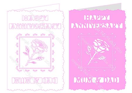 Rose Anniversary Mum And Dad - Machine File