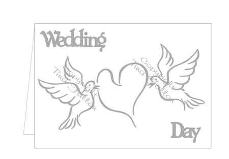 Wedding Day Dove Card