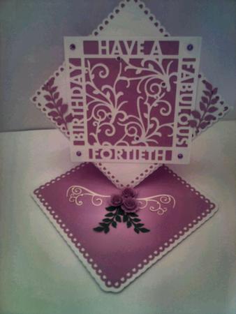 40th Birthday Occasion Topper