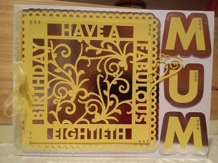 80th Birthday Occasion Topper