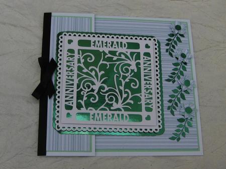 Emerald Wedding Anniversary Topper