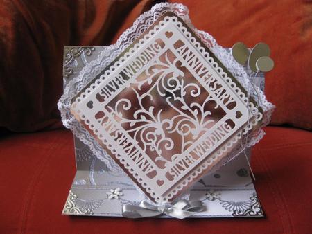 Silver Anniversary Occasion Topper