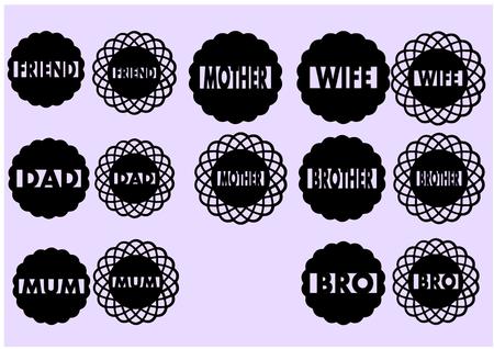 14 Relation Themed Toppers Set 1 Files