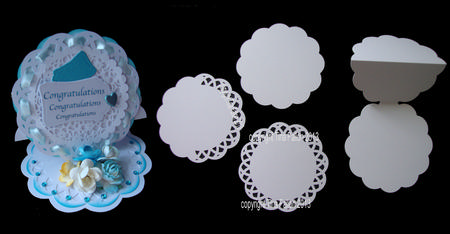 Round Easel Card No 7 File