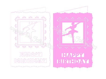 Ballerina Large Card File
