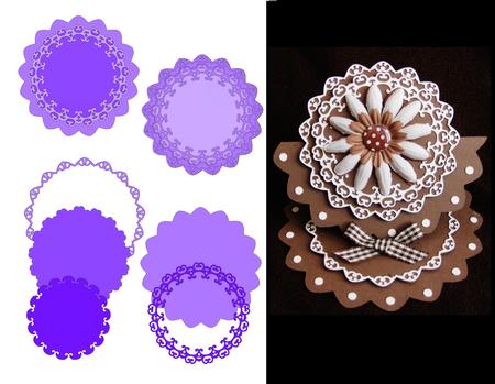 Allure Theme - Fancy Card Toppers Mix N Match Set No 1
