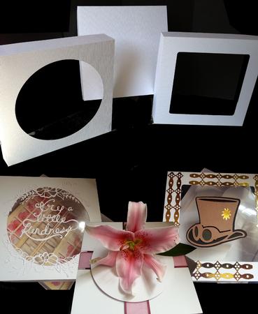 Large Card Box And 3 Lid Choices 8 5 X 8 5 X 1 5 Inches