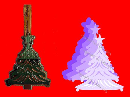 Christmas Cutz No 12 Layered Christmas Tree