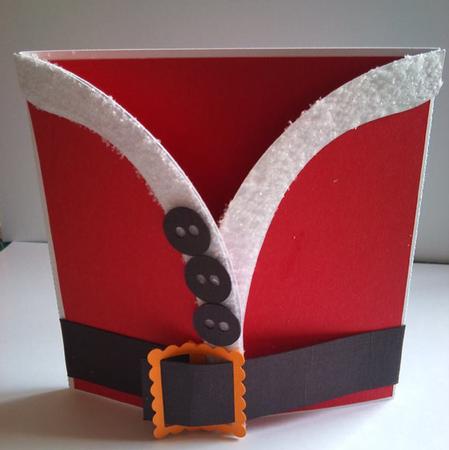 Santa Suit Gatefold Card