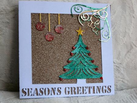Christmas Tree Card - Cutting File