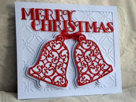 Card Template Christmas Bells File