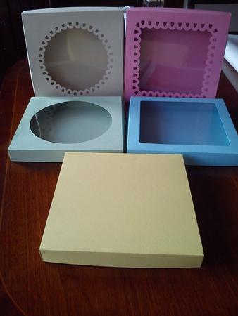 Large Card Box And 5 Lid Choices 8 X 8 X 1 Inches additional new formats added