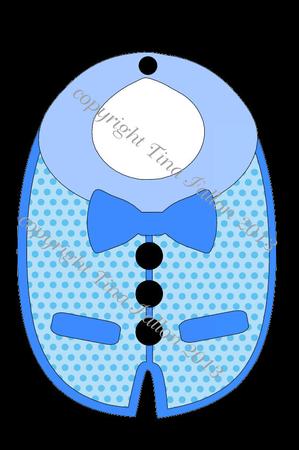 Babiesbaby Bib Cutting File Paper Piecing